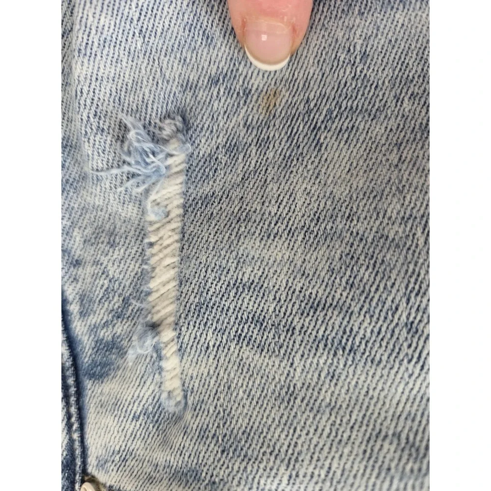Women's Risen Jeans Highwaist‎ Distressed Sz 7/28 Stretch